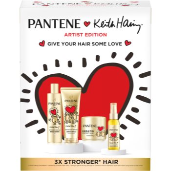 Pantene Keith Haring Artist Edition set cadou pentru par deteriorat - imagine 2